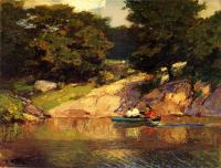 Potthast, Edward Henry - Boating in Central Park